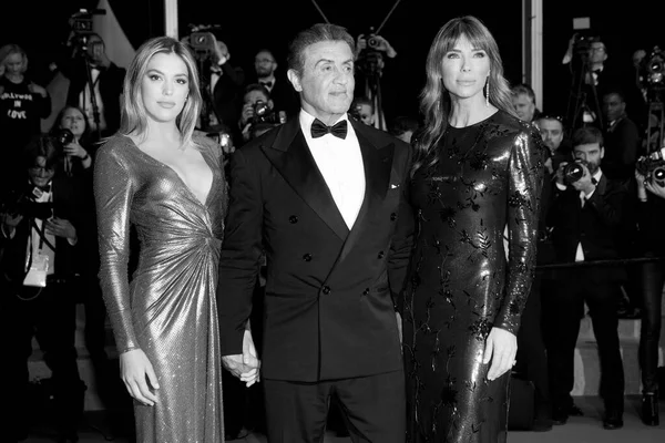 Cannes France May Sistine Stallone Sylvester Stallone Jennifer Flavin Attend — Stock Photo, Image