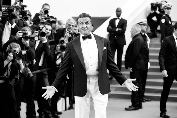 法国戛纳 5月25日 西尔维斯特 史泰龙出席2019年5月25日在法国戛纳举行的第72届戛纳电影节闭幕式 — 图库照片