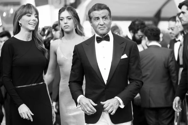 Cannes Frankrike Maj Jennifer Flavin Sylvester Stallone Sophia Rose Stallone — Stockfoto