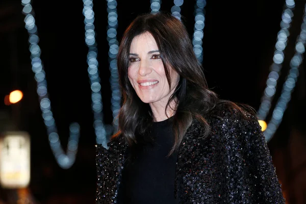 Sanremo Italia Febrero 2019 Cantante Paola Turci Asiste Apertura Alfombra — Foto de Stock