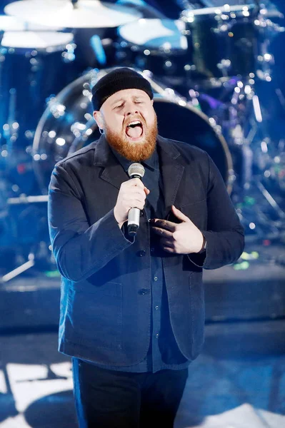 Sanremo Italy February 2019 Singer Tom Walker Performs 69Th Italian — Stock Photo, Image