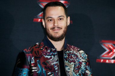 Simone Ferrari 22 Ekim 2018 tarihinde İtalya 'nın Milano kentinde Ciak tiyatrosunda X-Factor 2018' in fotoğraf çağrısına katıldı..