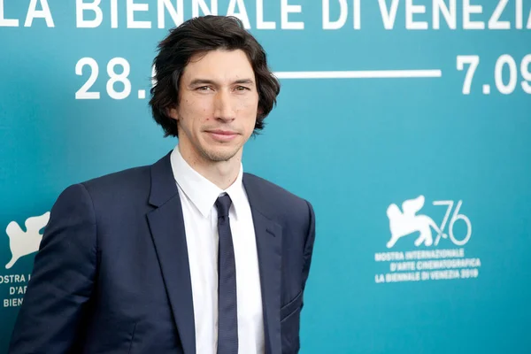 Venice Itália Agosto Adam Driver Participa Chamada Fotográfica Marriage Story — Fotografia de Stock