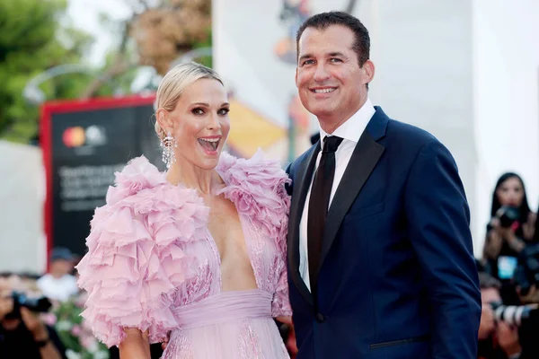 Venecia Italia Agosto Molly Sims Scott Stuber Asisten Estreno Película — Foto de Stock