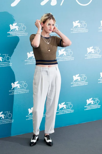 Venice Italy August Kristen Stewart Attends Photo Call Movie Seberg — Stock Photo, Image