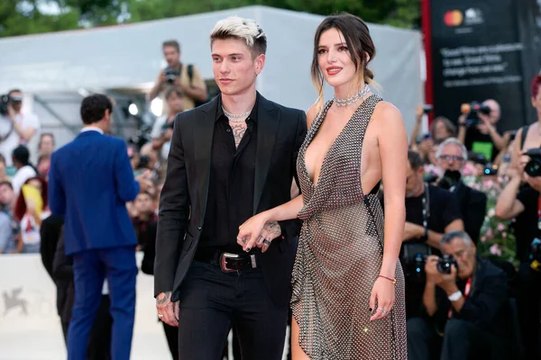 Venice Italië August Bella Thorne Benjamin Mascolo Wonen Première Bij — Stockfoto