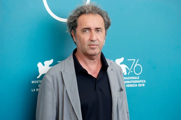 Venice Olaszország Szeptember Paolo Sorrentino Részt Vesz Pápa Fotózásán Velencei — Stock Fotó