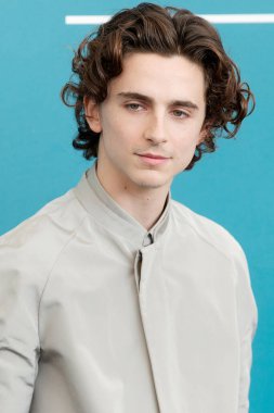 SEPTEMBER 02 Eylül 2019 'da Venedik, İtalya' da düzenlenen 76. Venedik Film Festivali sırasında Timothee Chalamet, 