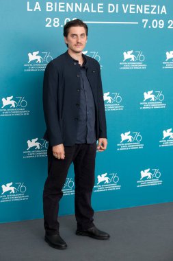 Luca Marinelli, Venedik Film Festivali 'nin 76. gününde 2 Eylül 2019' da İtalya 'nın Venedik kentinde gerçekleştirilen 