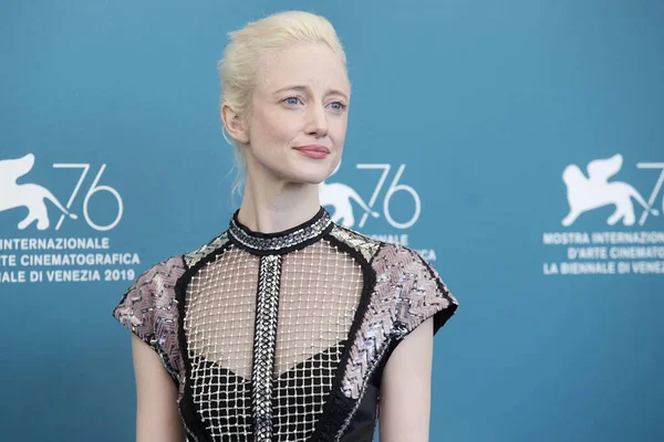 Venice Italy September Andrea Riseborough Attends Photo Call Movie Zerozerozero — Stock Photo, Image