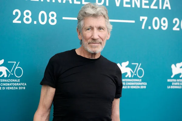 Venice Italien September Roger Waters Deltar Fotosamtal Filmen Roger Waters — Stockfoto