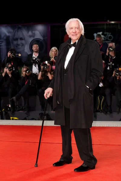 Venedig Italien September Donald Sutherland Besucht Die Premiere Des Films — Stockfoto