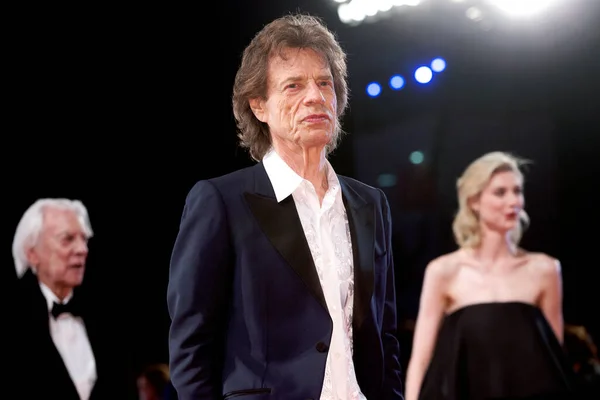 Venice Włochy Wrzesień Mick Jagger Uczestniczy Premierze Filmu Burnt Orange — Zdjęcie stockowe