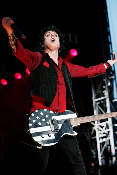 Monza Italy June Billie Joe Armstrong Greenday Perform Day Song — Stock Photo, Image