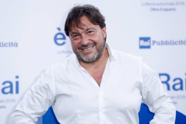 Sigfrido Ranucci, 9 Temmuz 2019 / 2020 tarihli televizyon sezonu için RAI 'nin basın toplantısına katılıyor.. 