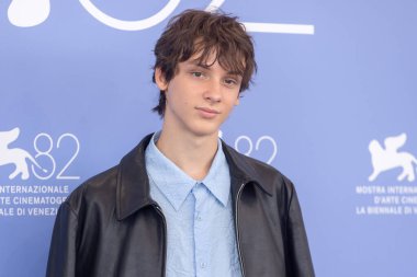 30 Ağustos 2025 'te Venedik, İtalya' da düzenlenen 82. Venedik Uluslararası Film Festivali sırasında Giulio Feltri 