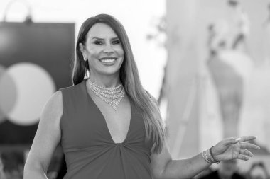 Venedik, İtalya - 30 Ağustos 2025 tarihinde Venedik, İtalya 'da düzenlenen 82. Venedik Uluslararası Film Festivali sırasında Karla Sofa Gascon 