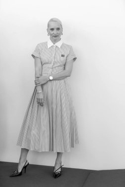 1 Eylül 2025 'te Venedik, İtalya' da düzenlenen 82. Venedik Uluslararası Film Festivali sırasında Mona Fastvold 