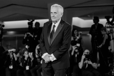 Marco Bellocchio, 1 Eylül 2025 tarihinde Venedik, İtalya 'da düzenlenen 82. Venedik Uluslararası Film Festivali sırasında 