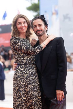 SEPTEMBER 02: Sofya Coppola ve Marc Jacobs, 2 Eylül 2025 tarihinde Venedik, İtalya 'da düzenlenen 82..