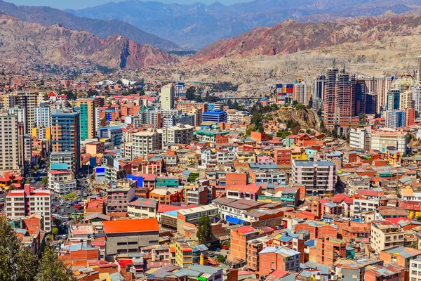 Nuestra Senora Paz Szybko Rosnących Kolorowe Przedmieściami Dużą Ilością Życia — Zdjęcie stockowe