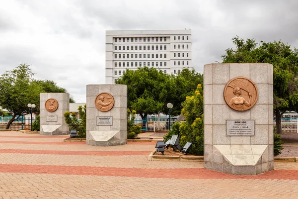 Denkmal Für Den Unabhängigkeitskampf Botswanas Central Park Gaborone Botswana — Stockfoto