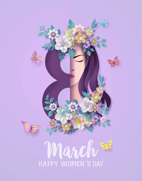 Den žen 8. března — Stockový vektor