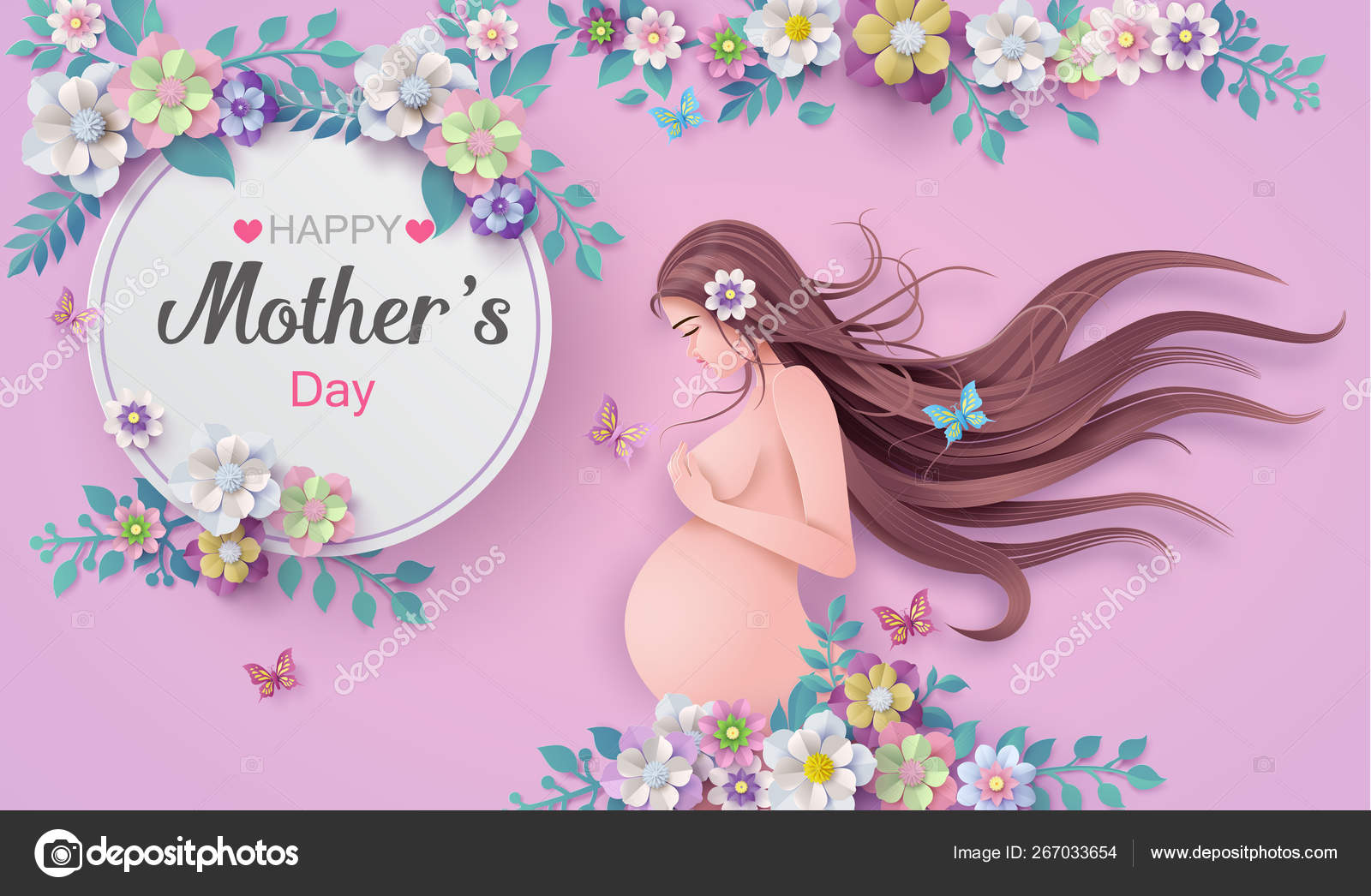 Mother's day card for pregnant wife sales