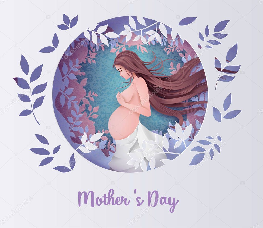  Happy Mother's day greeting card.