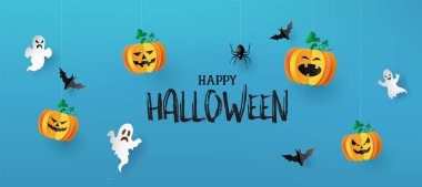 Balkabağı ve yarasalarla Cadılar Bayramı bayrağınız kutlu olsun. .