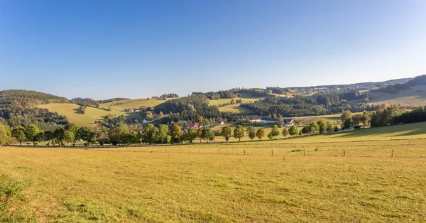 Jimramovske Pavlovice, Zdarske Vrchy, Чехия, сельская местность — стоковое фото