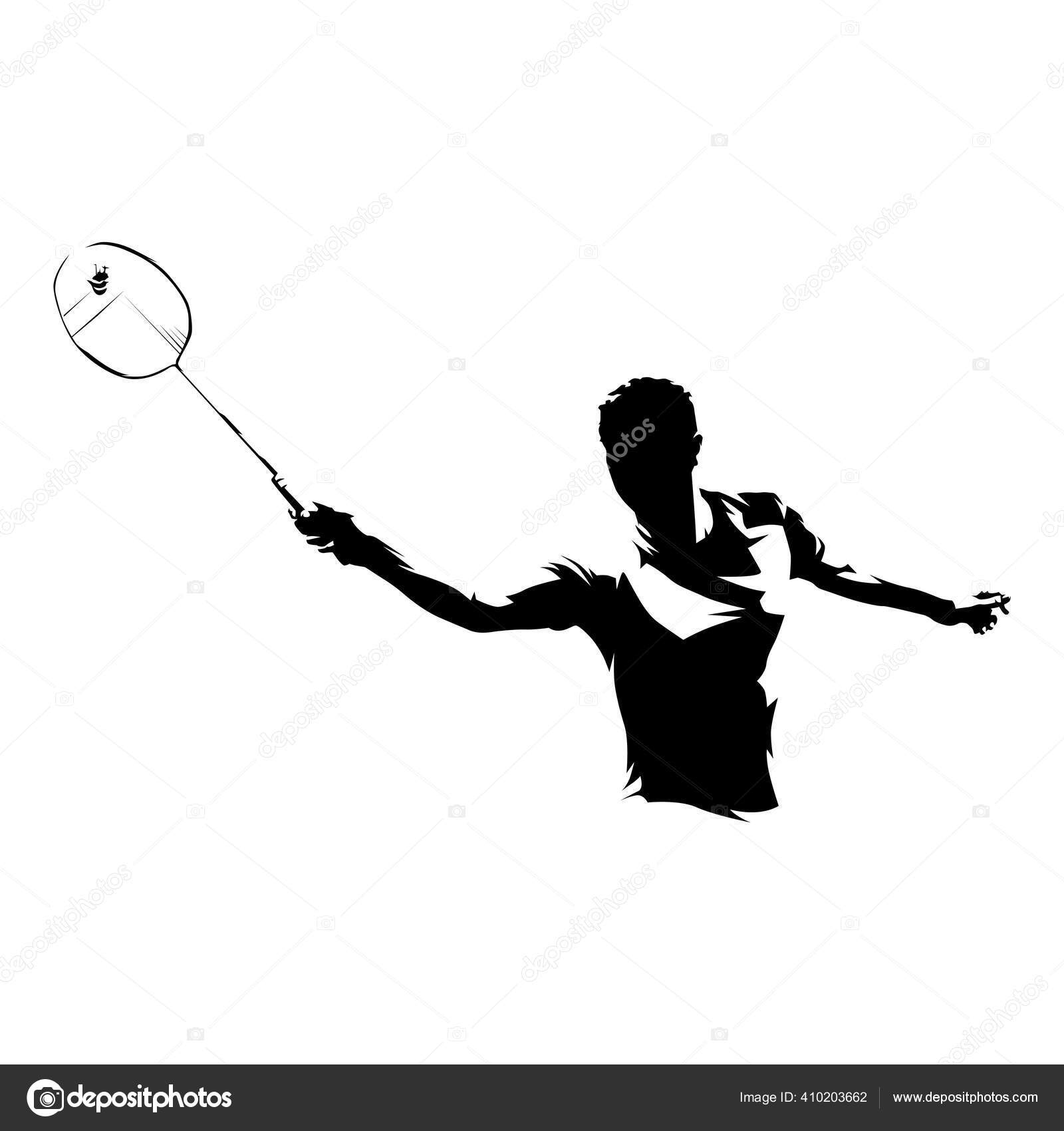Vector Badminton Playerストックベクター ロイヤリティフリーvector Badminton Playerイラスト ページ 8 Depositphotos