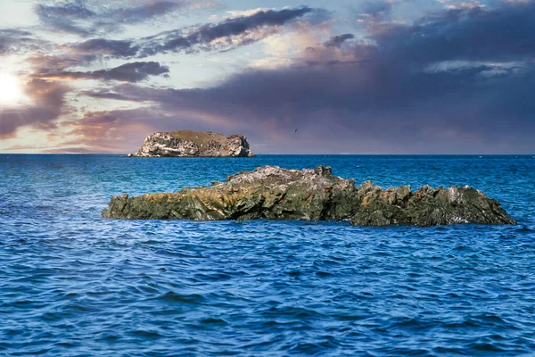 Paisaje Marino Islas Galápagos Parque Nacional Galápagos Patrimonio Humanidad Por — Foto de Stock