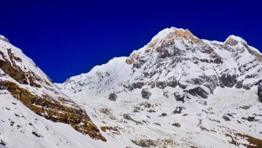 Annapurna Güney, Annapurna Sıradağları, Annapurna Merkez Kampı, Annapurna Koruma Alanı, Himalaya, Nepal, Asya