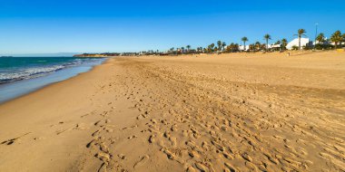 Beach of la Barrosa, Playa de la Barrosa, Chiclana, Andalucia, Spain, Europe