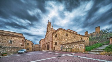 San Felipe Kilisesi, 18-19. Yüzyıl Barrok Tarzı, Molina de Aragon, Guadalajara, Castilla La Mancha, İspanya, Avrupa