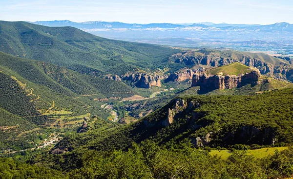 Paisaje Montaña Desde Cima España — Foto de Stock