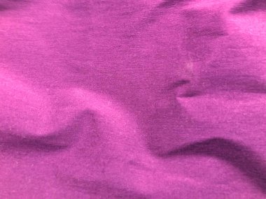 Pembe buruşuk doku veya kumaş arkaplan, kapat.