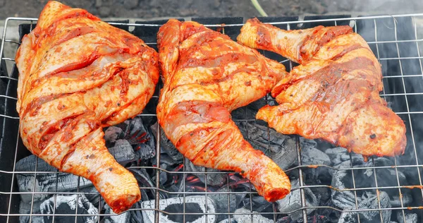 Grilled Chicken Barbecue — Stock Photo, Image