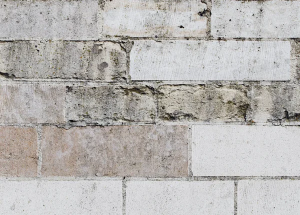 Textura Viejo Brillante Pared Ladrillo Piedra Primer Plano —  Fotos de Stock