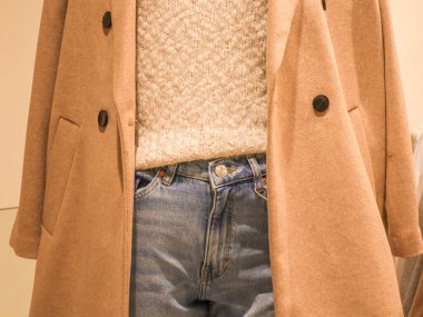 Masada yapraklar ve koniler, battaniyeye sarılı bir mantar çelengi, yakın çekim manzaralı bir hayat..