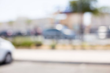 sokak kentsel arka plan bulanık