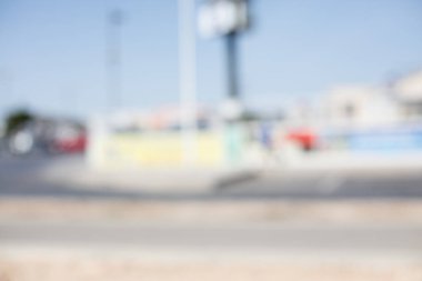 sokak kentsel arka plan bulanık