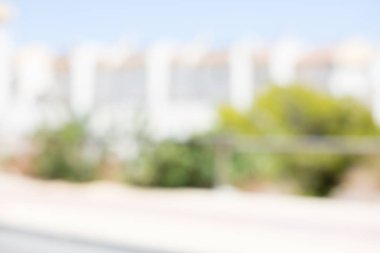 sokak kentsel arka plan bulanık