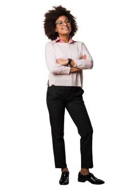 siyah kadın kolları tam vücut geçiş