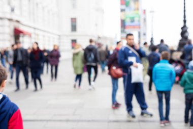 Soyut kentsel sokak arka plan bulanık kalabalık