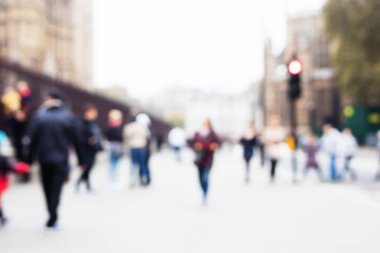 Soyut kentsel sokak arka plan bulanık kalabalık