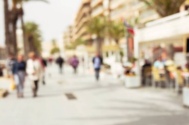 kentsel sokak bulanık arka plan