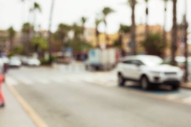 kentsel sokak bulanık arka plan