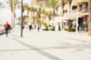 kentsel sokak bulanık arka plan
